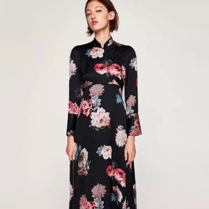 Zara Floral Midi Dress
